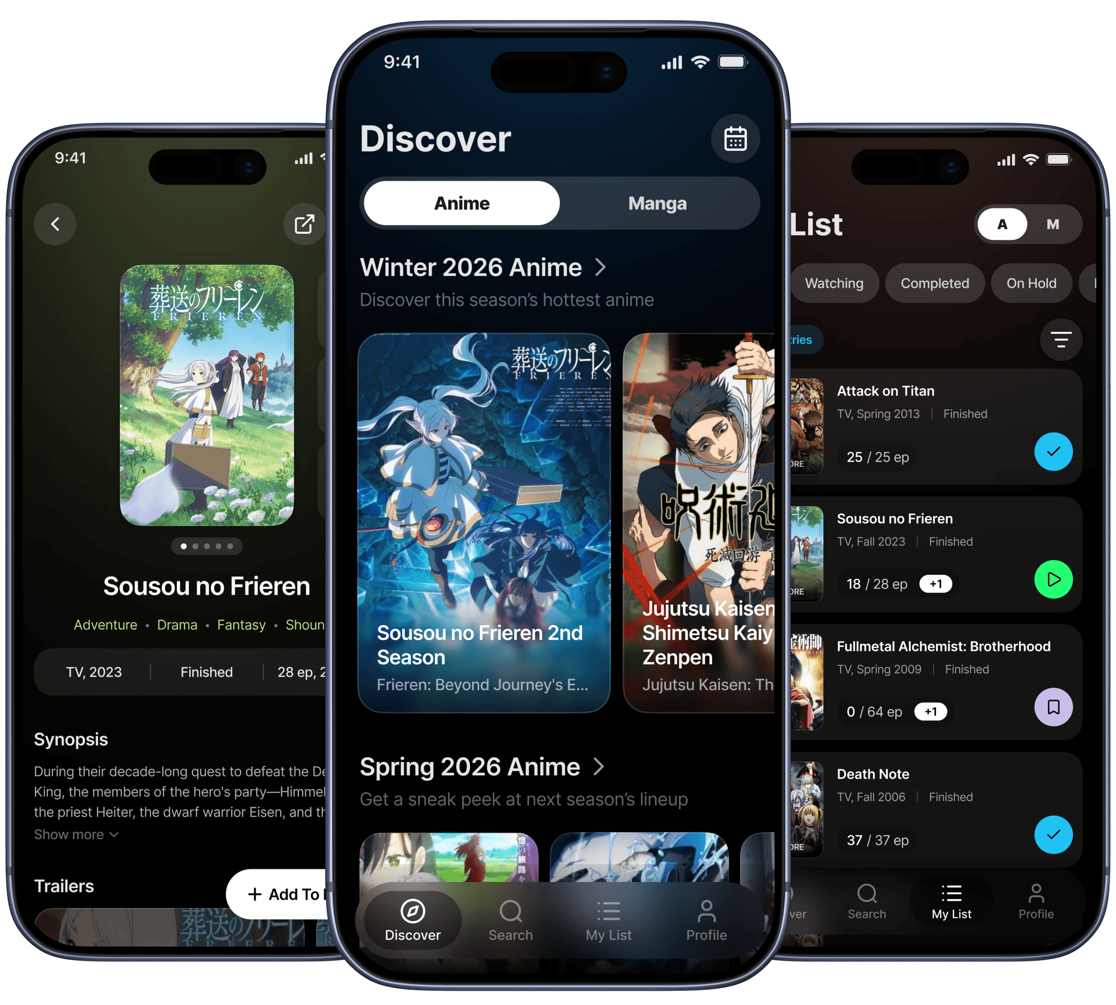 Niro app mockups
